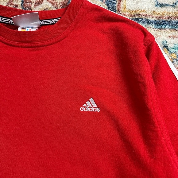 Vintage Adidas Logo Long Sleeve Shirt Medium - Picture 5 of 7